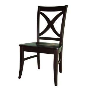  Salerno chair (set of 2), wood seat   Cosmopolitan 