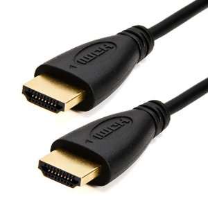 3FT 30AWG High Speed with Ethernet HDMI Cable   Black 