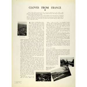  1939 Article French Glove Industry Fashion France Grenoble 