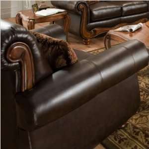   Furniture 1591 0786 Bentley Bonded Leather Chair Furniture & Decor