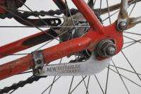   Schwinn built Pullman balloon tire bicycle bike red white w/ basket