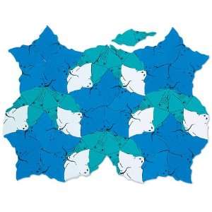  Squids & Rays Tessellation Foam Rubber Puzzle Class Pack 
