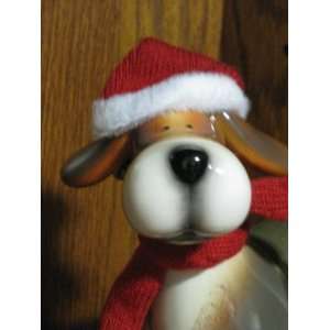 Bobble Head Christmas Dog (Christmas/Ceramic)