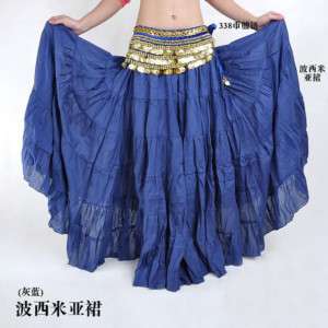 New Belly Dance Costume Bohemia Big Skirt blue Colour  