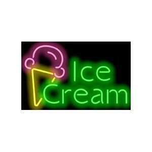  Ice Cream with Cone Neon Sign 