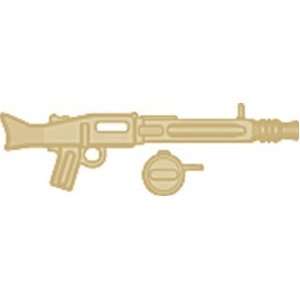   BrickArms 2.5 Scale LOOSE Weapon MG42 with Ammo Drum Tan Toys & Games