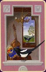   cards were painted by Urban Trosch using the egg tempera technique