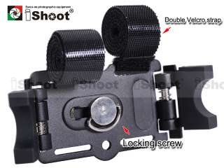   including 1 ishoot camera bracket is bii fixed on bicycles by velcro