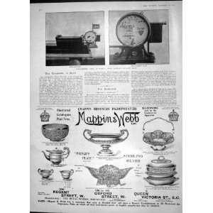  1904 TAXAMETER CABS PARIS MAPPIN WEBB ADVERTISEMENT