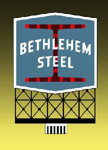 Miller Animated Billboard Sign Bethlehem Steel HO O #5281 NEW  