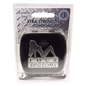  Four Seasons Extra Strenght Black Tin (Pack of 3) Health 