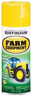   Specialty Yellow John Deere Farm Equipment Enamel Spray, 12 Ounce
