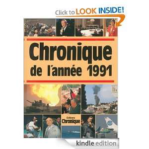 Chronique de lannée 1991 (French Edition) Collectif  