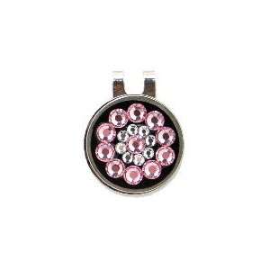  Blingo Black and Pink Ladies Golf Ball Marker Sports 