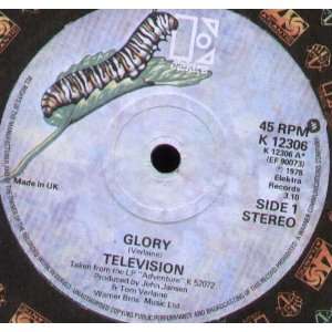  TELEVISION   GLORY   7 VINYL / 45 TELEVISION Music