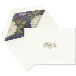  Crane & Co. Hand Engraved Chrysanthemum Ashlyn Notes 
