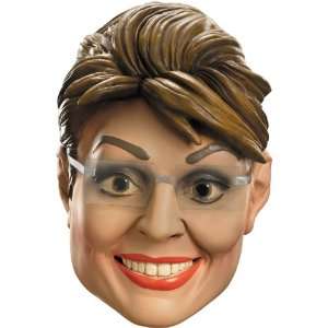 Lets Party By Disguise Inc Sarah Palin Mask (Adult) / White   One Size