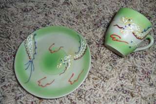 VTG Fairyland China DRAGON design TEA cup and saucer  