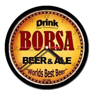  BORSA beer and ale cerveza wall clock 