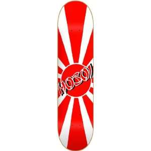 Hosoi Rising Sun Skateboard Deck   8.0 Red/White  Sports 