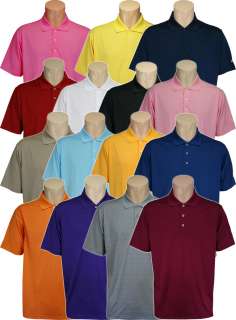   Golf ClimaLite Solid Textured Polo Shirt, Mens Small   2XL  