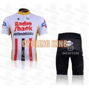  /2011 radioshack short sleeve cycling jerseys and shorts 