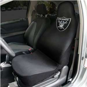  Oakland Raiders Black Team Logo Car Seat Cover Sports 