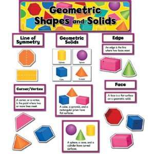  9 Pack CREATIVE TEACHING PRESS GEOMETRIC SHAPES AND SOLIDS 