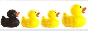 Black Yellow Rubber Duck Ducky Wall Art Decal Stickers  