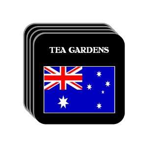 Australia   TEA GARDENS Set of 4 Mini Mousepad Coasters
