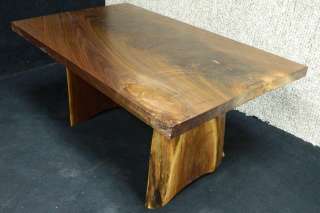 Gorgeous Black Walnut Curly Figured Finished Coffee Table Furniture 