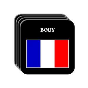  France   BOUY Set of 4 Mini Mousepad Coasters 