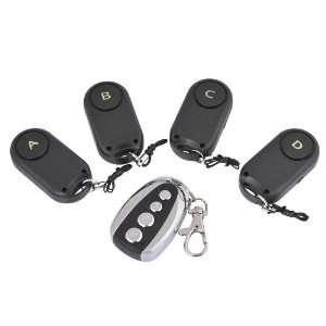  Electronic Key Finder, 4 Way Lost Key Locator with Remote 