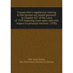   ) New York (State) Income tax bureau New York (State) Books