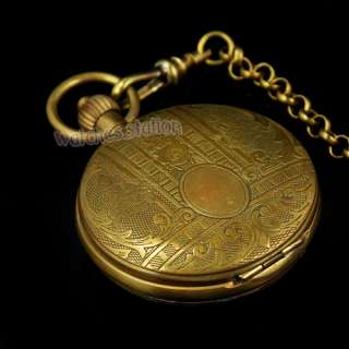 Archaize Pure Copper 1856s Mechanical Pocket Watch Clock 5 Hands 