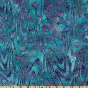 44 Wide Artisan Batiks Aqua Spa Batik Swirls Jewel Fabric By The 