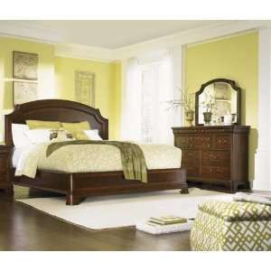   King Platform Bed + Bureau Mirror + Bureau + Chest Furniture & Decor