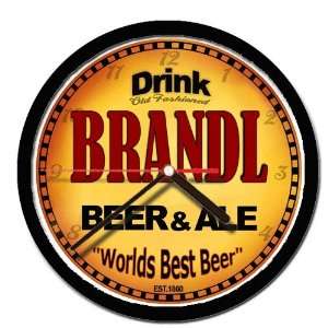  BRANDL beer and ale cerveza wall clock 