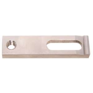  Strap Clamp, Tapped End Radius, 304 Stainless Steel, A1/2 