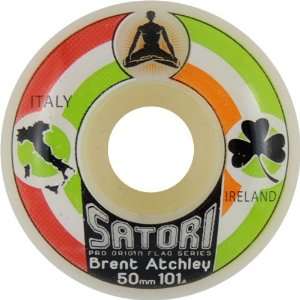  Satori Atchley Origin Flag 101a 50mm Skateboard Wheels 