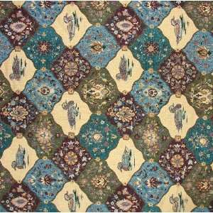  54 Wide Tapestry Quackers Green Fabric By The Yard Arts 