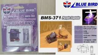 Blue Bird BMS 371 8g Micro Servo Futaba JR GWS Sanwa KO  