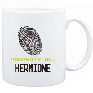  Mug White  Property of _ Hermione   Fingerprint  Female 