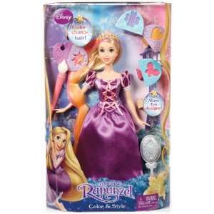   Disney Tangled Featuring Rapunzel Color and Style Doll Toys & Games