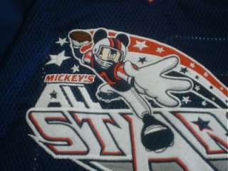 Disney Mickey Mouse #28 ALL STARS Jersey YOUTH M Sewn  