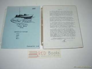 Coastal Forces and P.T. Boaters Catalog MTB 234, Higgins #3, Elco 