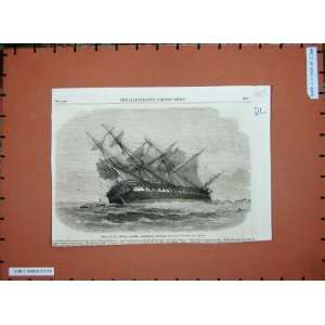   1865 Ship Wreck Duncan Dunbar Australian Brazil Print