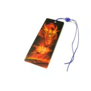  Red Dragon 3D Bookmark with Tassel