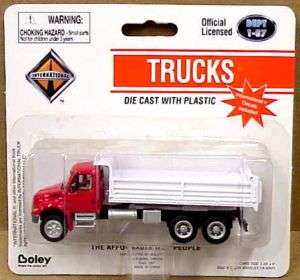 Boley Dept 1 87 #045 Intl LowWall Dump Truck White Cab  