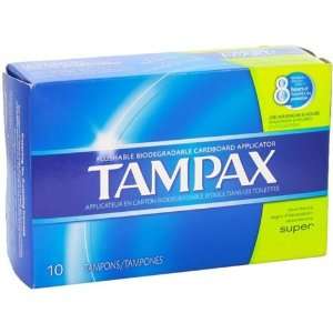  Tampax Super Tampons 10S (Pack of 12) Health & Personal 